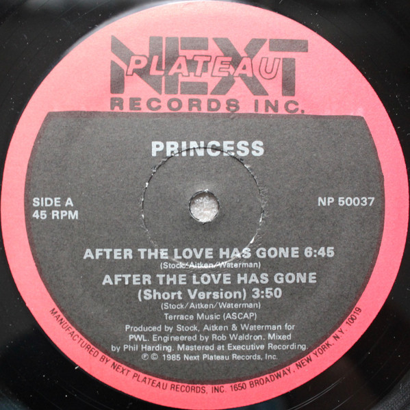 Princess - After The Love Has Gone  12