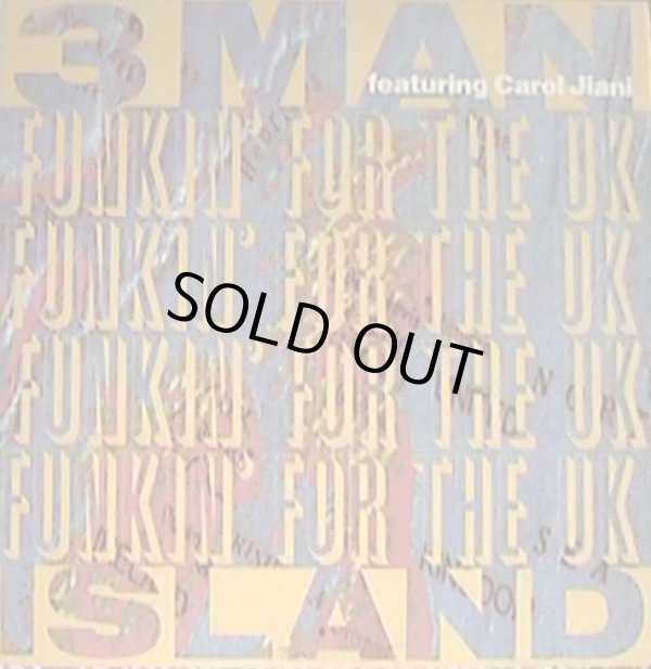 画像1: 3 Man Island Featuring Carol Jiani -  Funkin' For The UK  12"