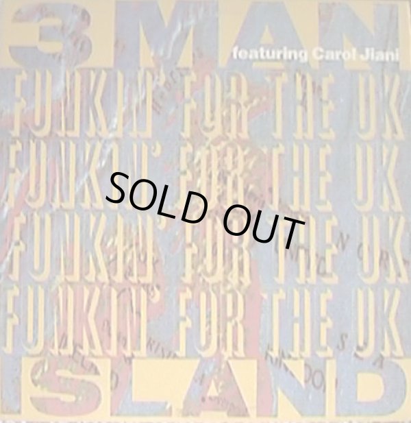 画像1: 3 Man Island Featuring Carol Jiani -  Funkin' For The UK  12"