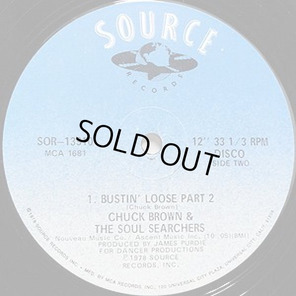 画像2: Chuck Brown & The Soul Searchers - Bustin' Loose Part.1& 2  12"