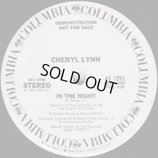 画像1: Cheryl Lynn - In The Night  12"