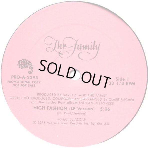画像2: The Family - High Fashion  12"
