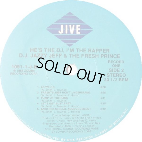 画像3: D.J. Jazzy Jeff & The Fresh Prince - He's The DJ, I'm The Rapper  2LP