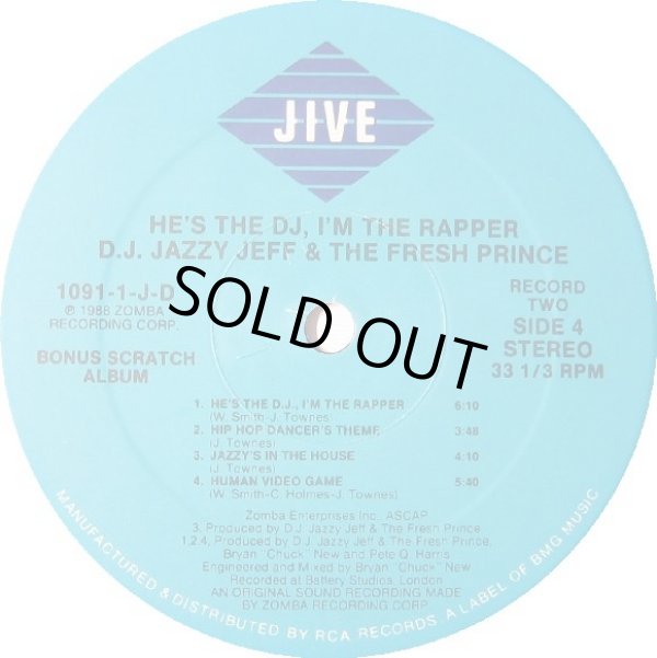 画像5: D.J. Jazzy Jeff & The Fresh Prince - He's The DJ, I'm The Rapper  2LP