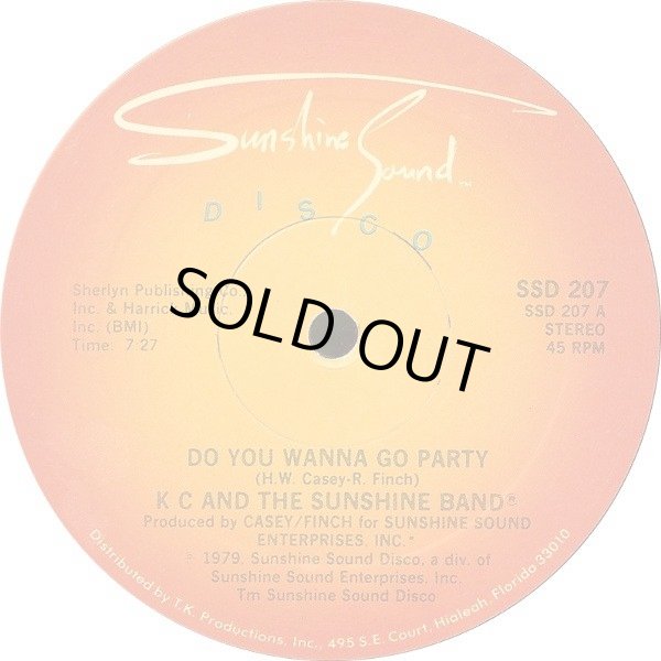 画像1: K.C. And The Sunshine Band - Do You Wanna Go Party  12"
