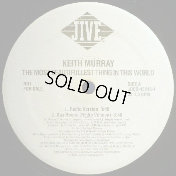 画像2: Keith Murray - The Most Beautifullest Thing In This World  12"