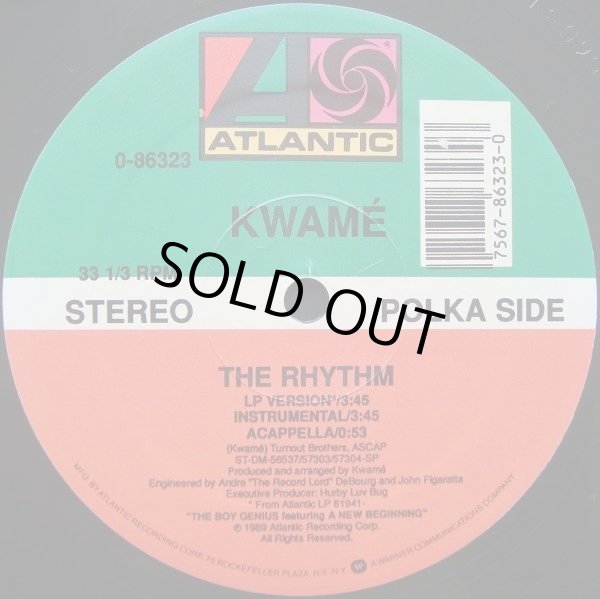 画像2: Kwamé - The Rhythm/U Gotz 2 Get Down !  12"