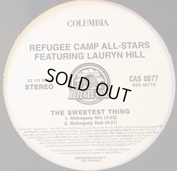 画像1: Refugee Camp All Stars Featuring Lauryn Hill - The Sweetest Thing (Mahogany Mix)  12"