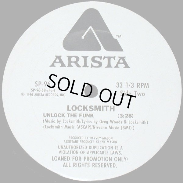 画像2: Locksmith - Unlock The Funk  12"