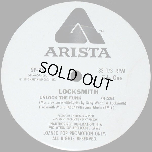 画像1: Locksmith - Unlock The Funk  12"