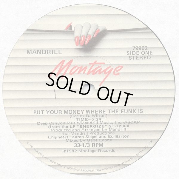 画像1: Mandrill - Put Your Money Where The Funk Is  12"