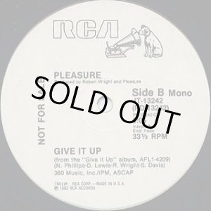 画像: Pleasure - Give It Up (5:05) (Stereo/Mono)  12"