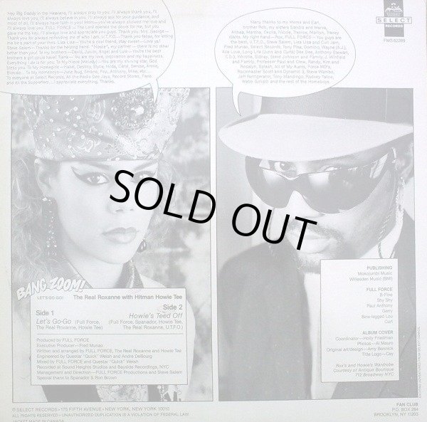 画像2: The Real Roxanne With Hitman Howie Tee - Bang Zoom (Let's Go Go)/Howie's Teed Off  12"