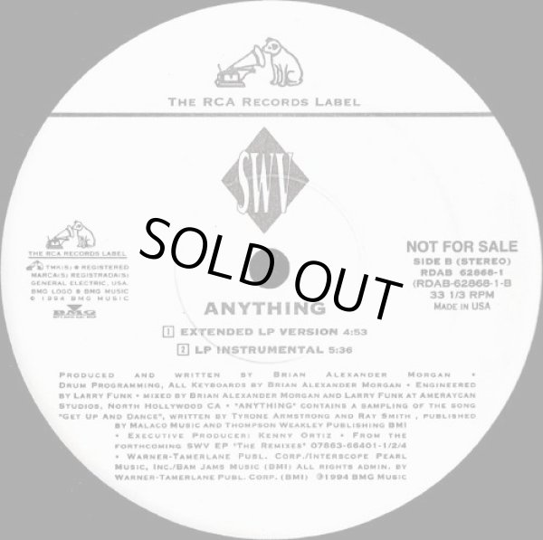 画像2: SWV - Anything (Wu-Tang Remix)  12"