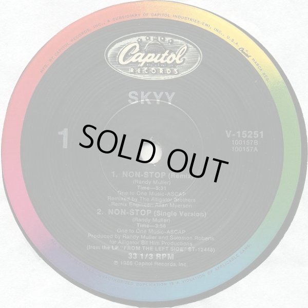 画像2: Skyy - Non-Stop/Tell Her You Care  12"