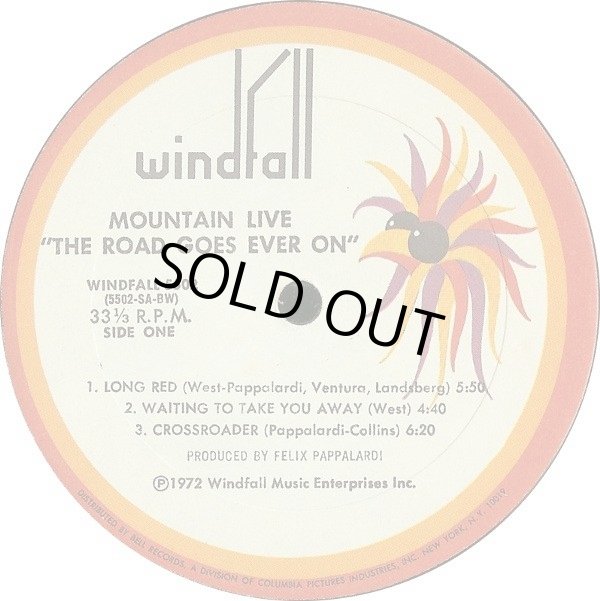 画像2: Mountain - Live: The Road Goes Ever On  LP