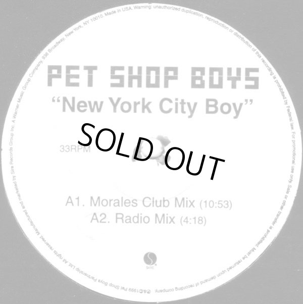 画像1: Pet Shop Boys - New York City Boy  12"