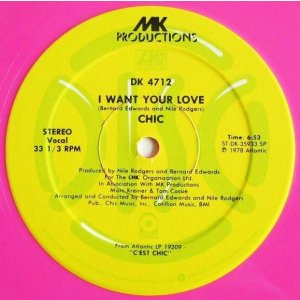 画像: Chic - I Want Your Love/(Funny) Bone  12" 