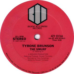 画像: Tyrone Brunson - The Smurf/I Need Love 12"