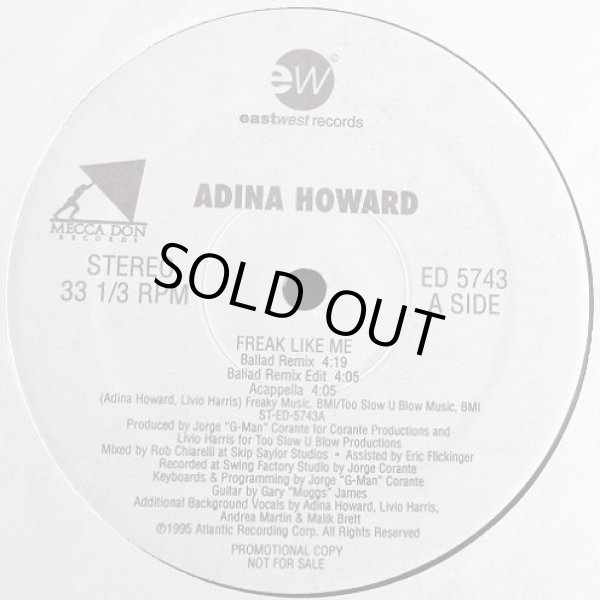 画像2: Adina Howard - Freak Like Me (Promo Remixes)  12"