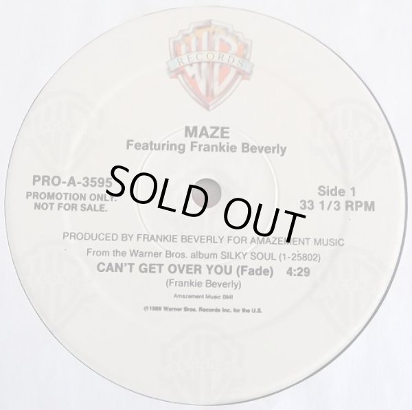 画像1: Maze Featuring Frankie Beverly - Can't Get Over You  12"