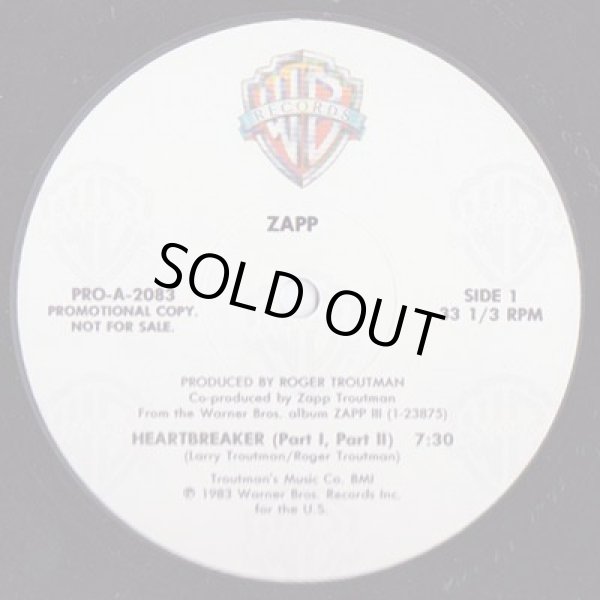 画像2: Zapp - Heartbreaker (Part I, Part II)/Tut-Tut (Jazz)  12"