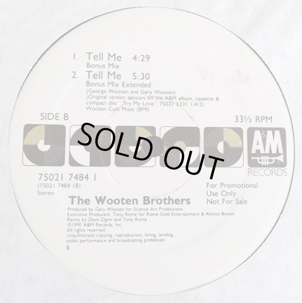 画像2: The Wooten Brothers - Tell Me  12"