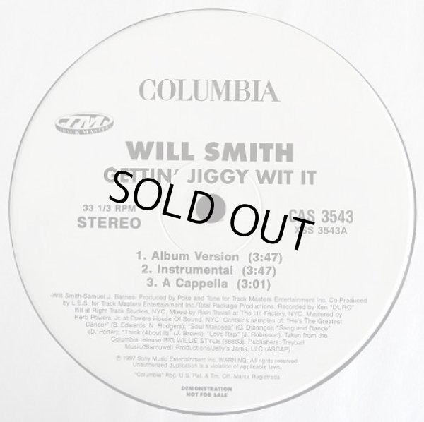 画像2: Will Smith - Gettin' Jiggy Wit It/Just Cruisin' (Remix)  12"