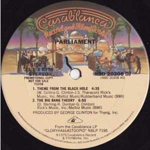 画像: Parliament - Theme From The Black Hole/The Big Bang Theory  12" 