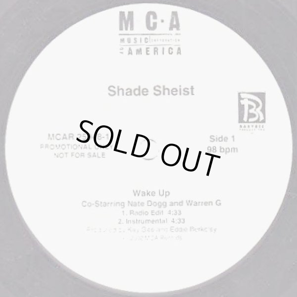 画像2: Shade Sheist Co-Starring Nate Dogg and Warren G - Wake Up  12"