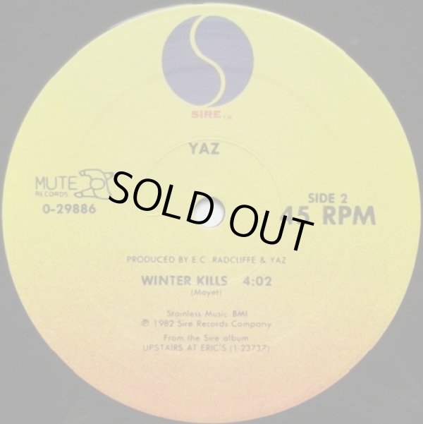 画像3: Yaz - Don't Go (Re-Mixes)/Winter Kills  12"