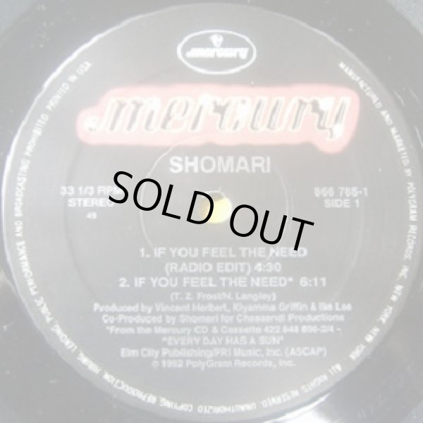 画像2: Shomari - If You Feel The Need  12"