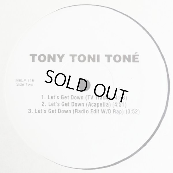 画像3: Tony！Toni！Toné！ - Let's Get Down  12"