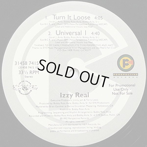 画像3: Izzy Real - Is He Real/Turn It Loose/Universal 1  12"