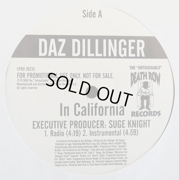 画像1: Daz Dillinger - In California/Our Daily Bread  12"