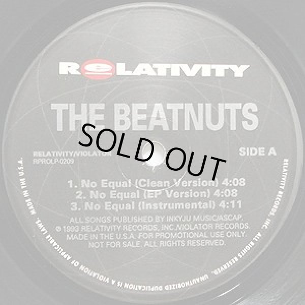 画像2: The Beatnuts - No Equal/Psycho Dwarf  12"  