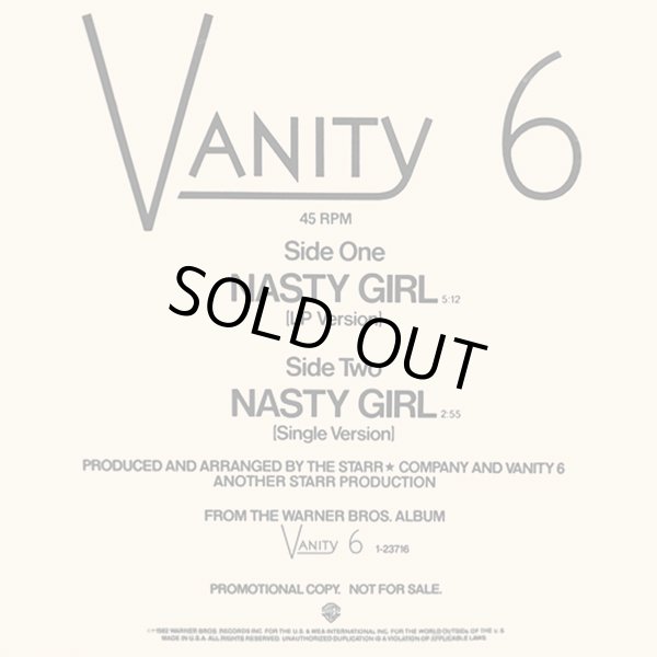 画像1: Vanity 6 - Nasty Girl  12"