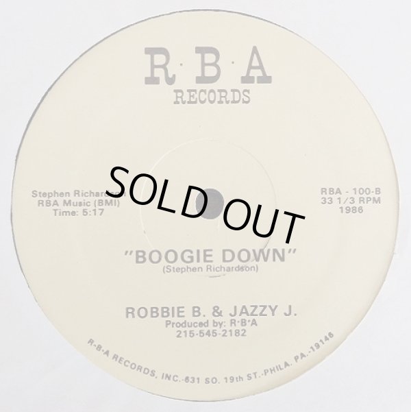 画像2: Robbie B.& Jazzy J. - Rock The Go-Go (3:10/5:20 2Mix)/Boogie Down  12"