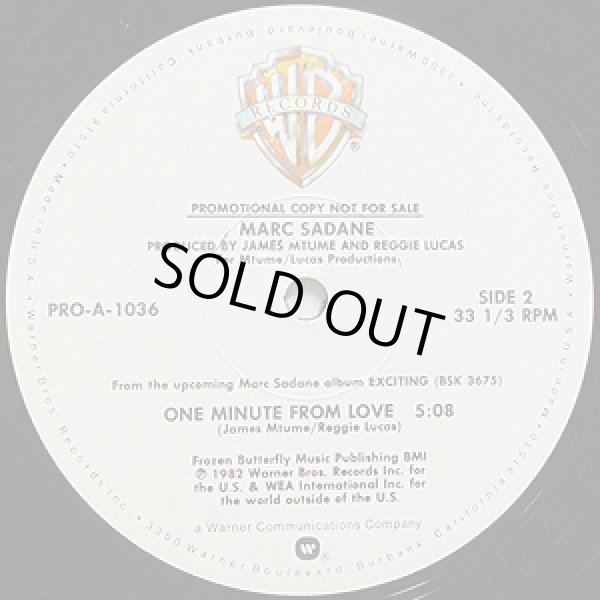 画像3: Marc Sadane - One Minute From Love  12"