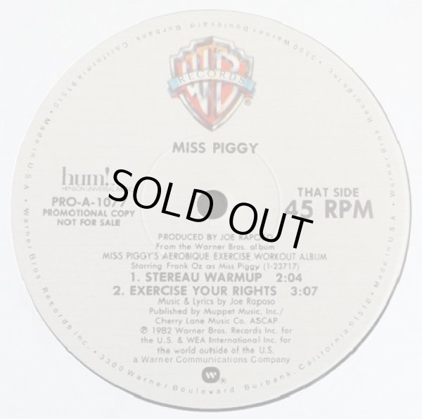 画像3: Marc Sadane/Miss Piggy - Baby Won't Cha/Stereau Warmup/Exercise Your Rights  12"