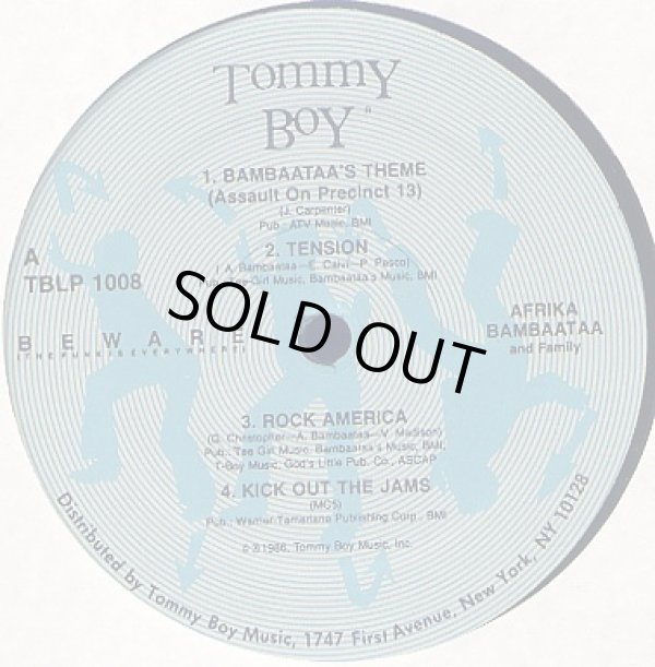 画像2: Afrika Bambaataa And Family - Beware (The Funk Is Everywhere)  LP 