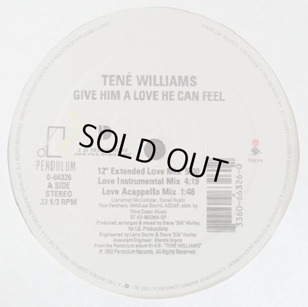 画像2: Tene Williams - Give Him A Love He Can Feel  12"
