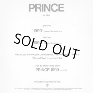 画像: Prince - 1999  12"