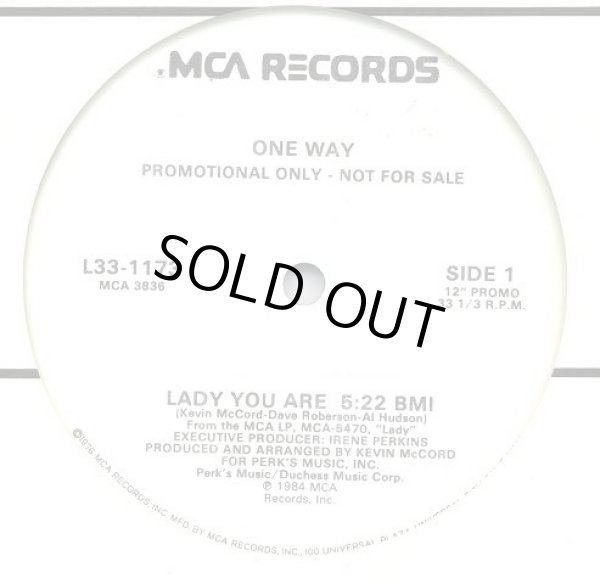 画像1: One Way - Lady You Are/Mr. Groove  12"