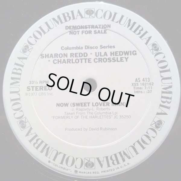 画像2: Sharon Redd * Ula Hedwig * Charlotte Crossley - Can't Dance (Dance, Dance, Dance) / Now (Sweet Lover Man)  12"