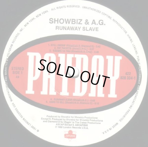 画像2: Showbiz & A.G - Runaway Slave  LP