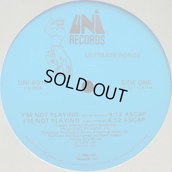 画像1: Ultimate Force - I'm Not Playing  12"