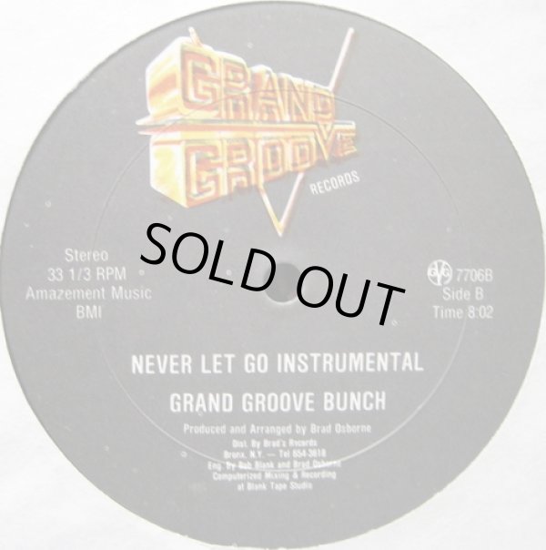 画像2: T-Ski Valley/Grand Groove Bunch‎ - Never Let Go  12" 