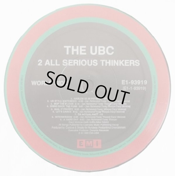 画像2: The UBC - 2 All Serious Thinkers  LP 