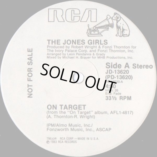 画像1: The Jones Girls - On Target (4:50/Inst 5:26)  12"